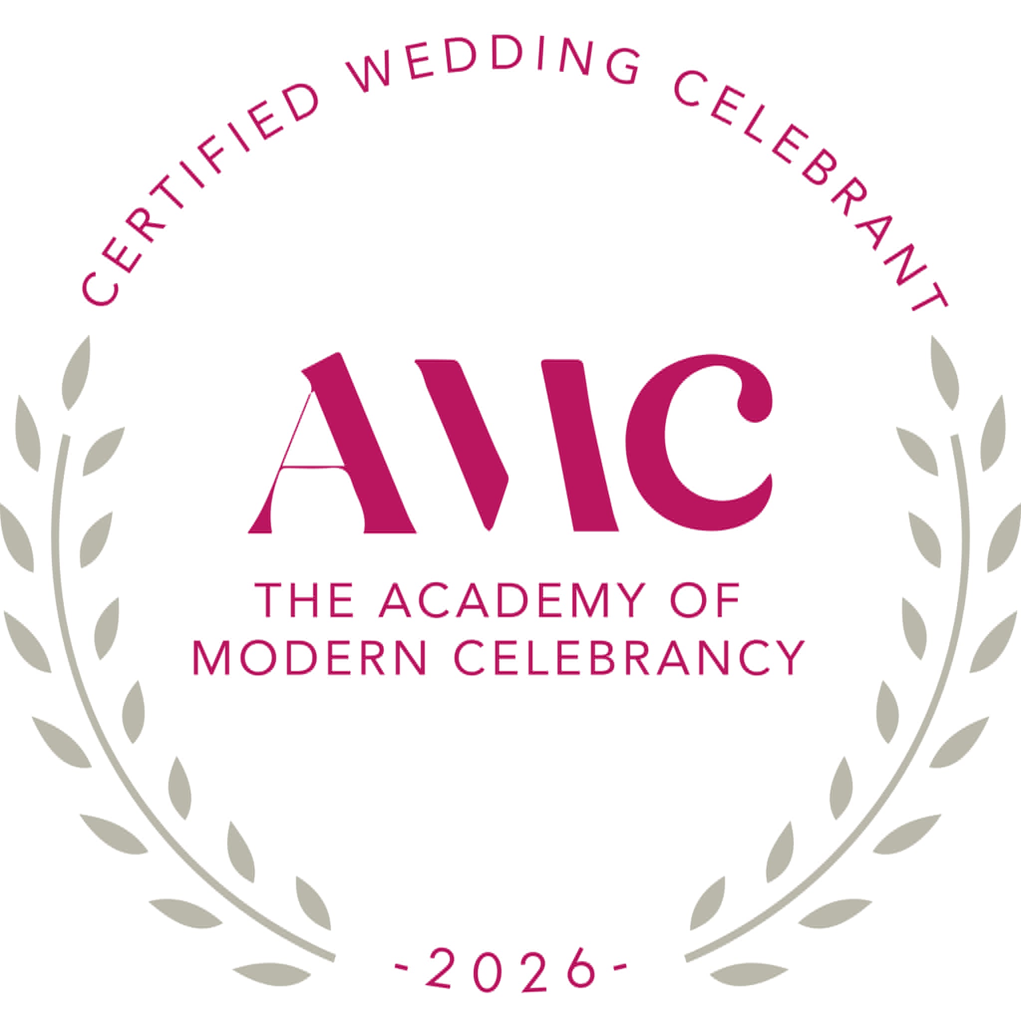 Certified Wedding Celebrant